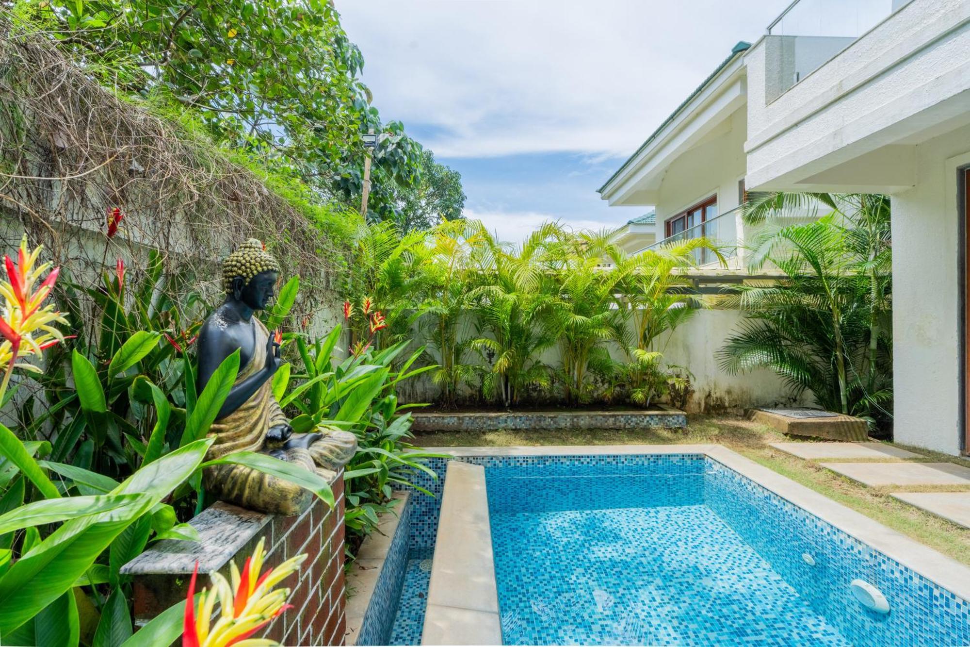 Elivaas 3 Bhk Pvt Pool & Bar - Villa Valerie Oxel Bagian luar foto