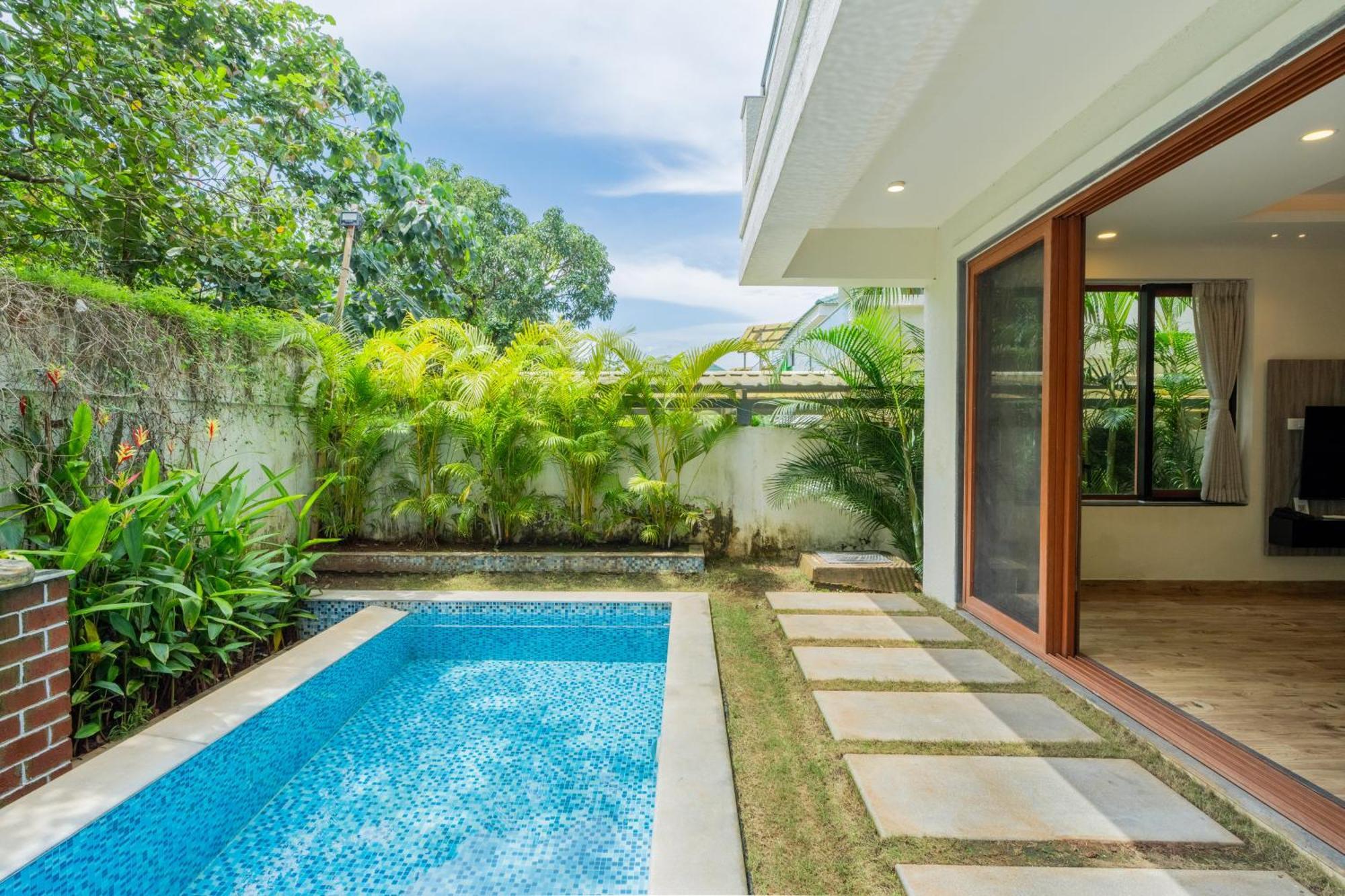 Elivaas 3 Bhk Pvt Pool & Bar - Villa Valerie Oxel Bagian luar foto