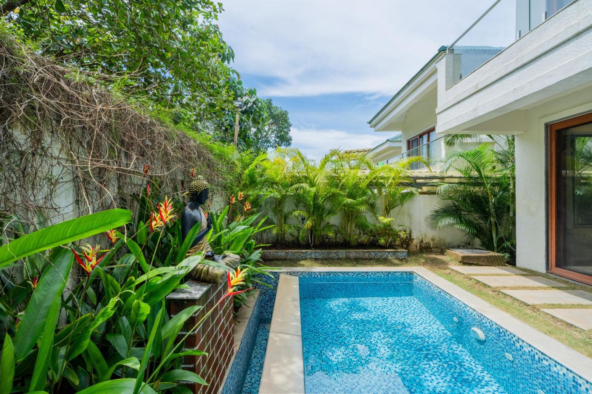 Elivaas 3 Bhk Pvt Pool & Bar - Villa Valerie Oxel Bagian luar foto