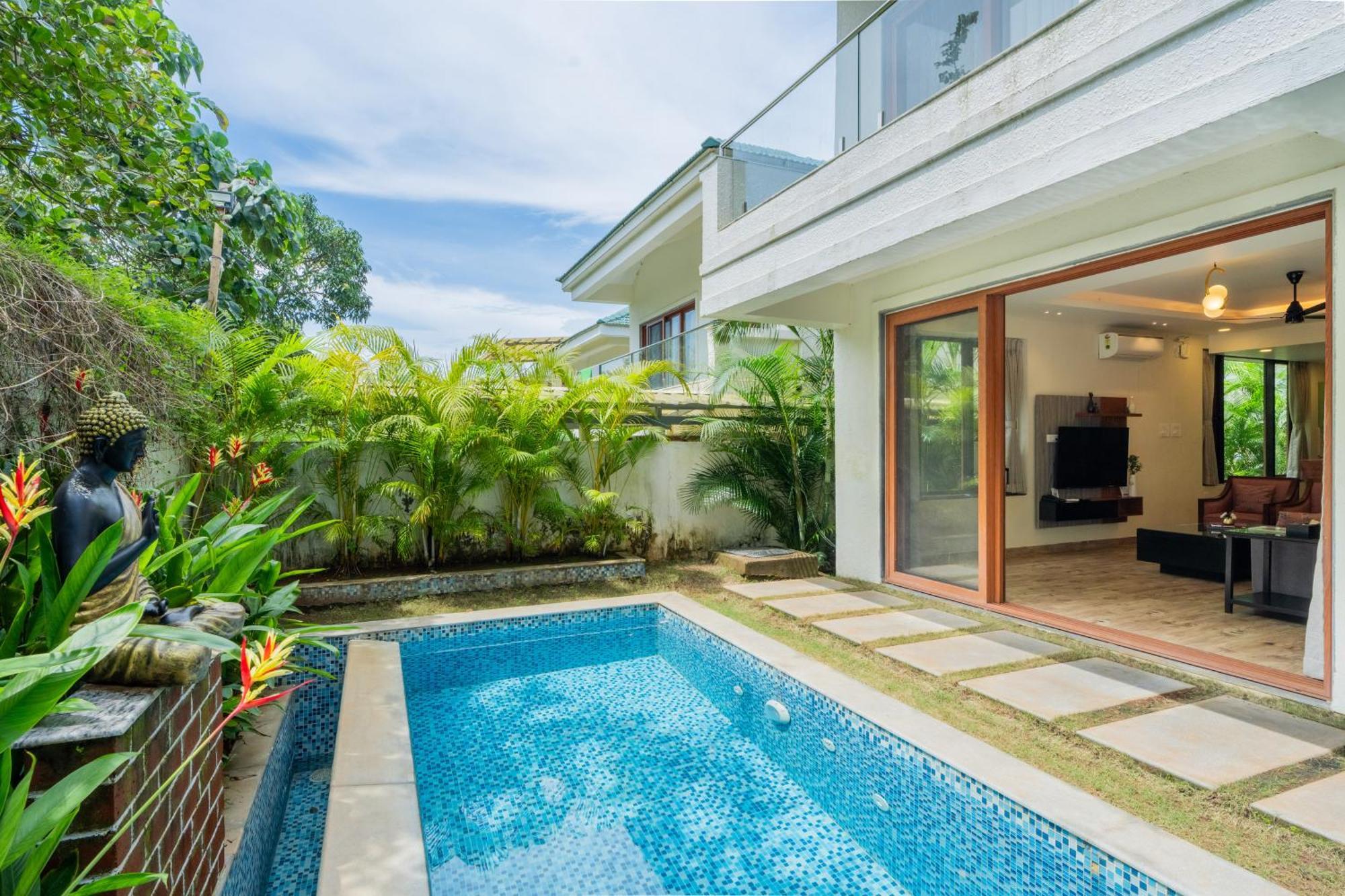 Elivaas 3 Bhk Pvt Pool & Bar - Villa Valerie Oxel Bagian luar foto