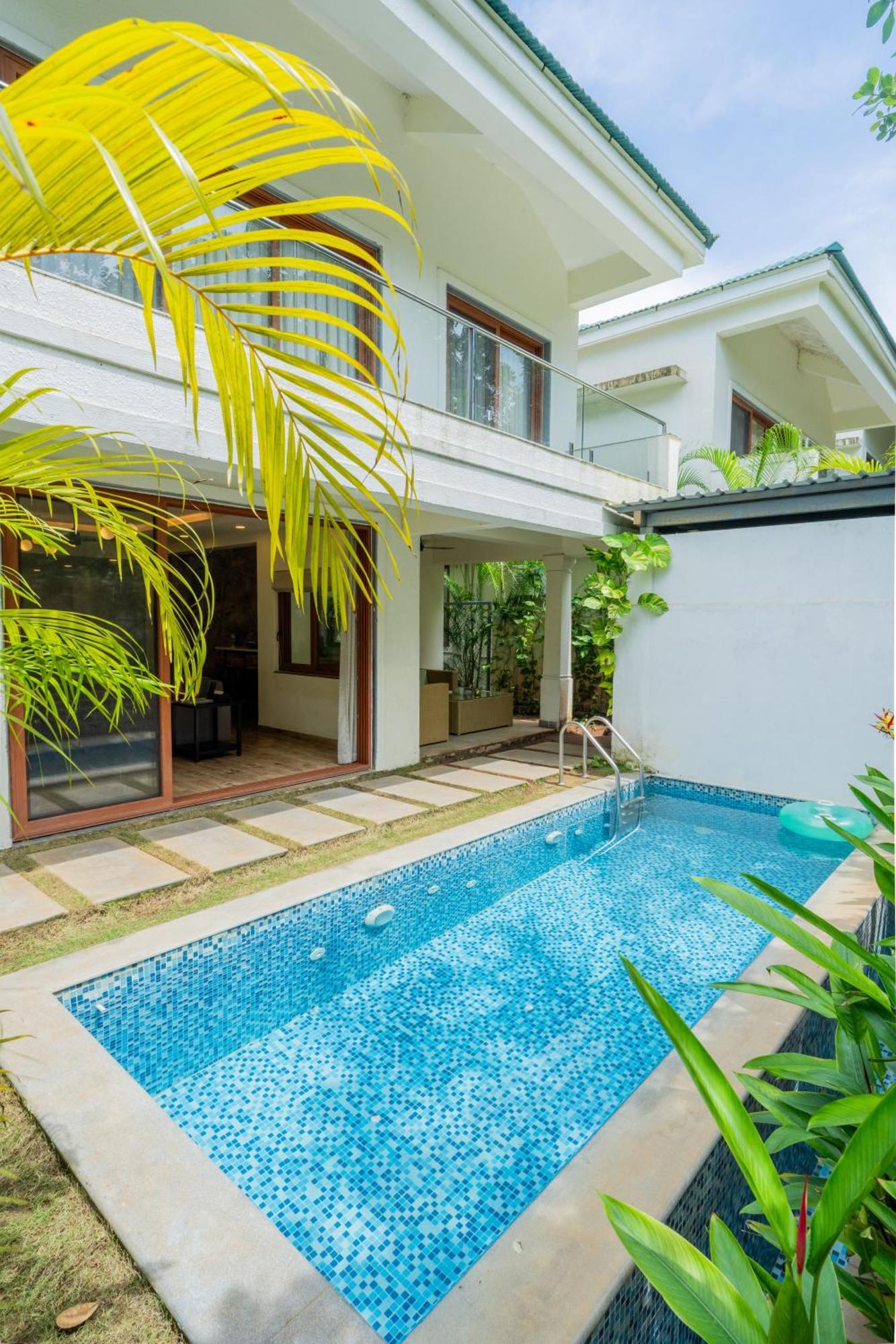Elivaas 3 Bhk Pvt Pool & Bar - Villa Valerie Oxel Bagian luar foto