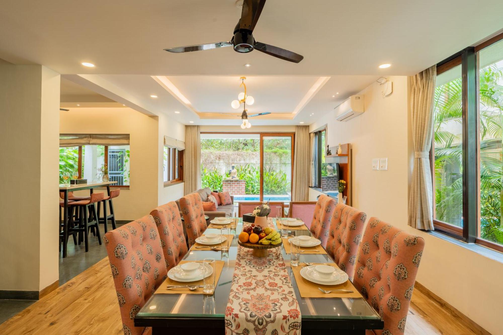 Elivaas 3 Bhk Pvt Pool & Bar - Villa Valerie Oxel Bagian luar foto