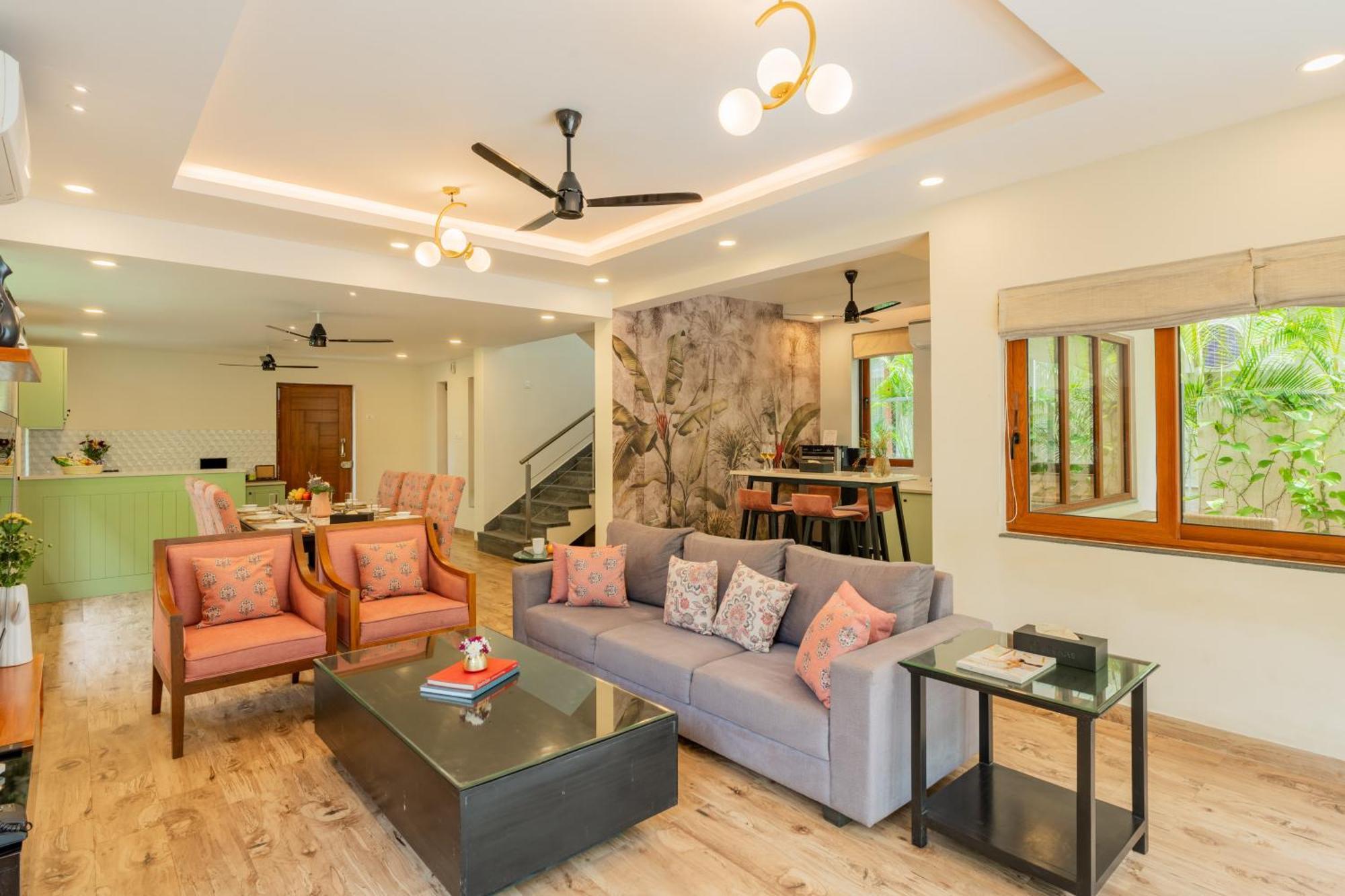 Elivaas 3 Bhk Pvt Pool & Bar - Villa Valerie Oxel Bagian luar foto